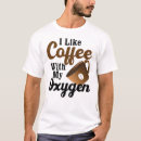 Buscar oxígeno camisetas Cafeína