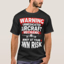 Buscar aircraft mechanic camisetas Técnico