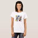 Buscar mondrian camisetas Geométrico