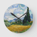 Buscar trigo relojes de pared Van gogh vincent
