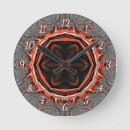 Buscar caleidoscopio relojes de pared Negro