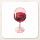 Buscar copa de vino posavasos Rojo