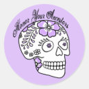 Buscar calaveras de azúcar pegatinas Para ella
