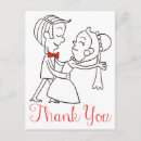Buscar boda gracias postales Novia y novio