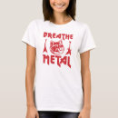 Buscar de metales pesados camisetas Para ella