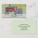 Buscar tractor tarjetas de visita General y unisex