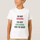 Buscar razones niño camisetas Divertido