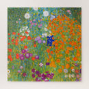 Buscar flores del klimt de gustavo puzzles Jardín