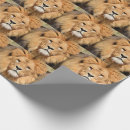 Buscar majestuoso papel de regalo León