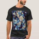 Buscar digital azul camisetas Abstracto