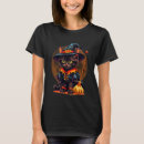 Buscar brujas de halloween camisetas Gato