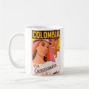 Buscar hecho en colombia tazas Vintage
