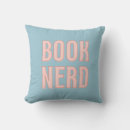 Buscar nerd cojines Para ella