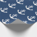 Buscar marinero papel de regalo Azul marino