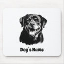 Buscar silueta del perro alfombrillas de raton General y unisex