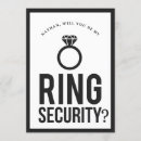 Buscar seguridad invitaciones Portador de anillo