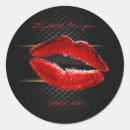 Buscar labios negros pegatinas Rojo