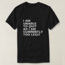 Buscar incapaz camisetas Demasiado