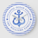 Buscar ancla náutica relojes de pared Marina