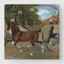 Buscar pintura del caballo relojes de pared Paisaje