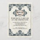 Buscar rugido 20s invitaciones Vintage