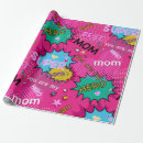 Buscar super héroe papel de regalo Mamá