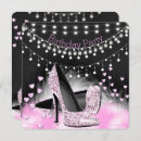 Buscar tacones altos rosados invitaciones Elegante