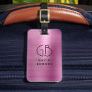 Buscar metal etiquetas para maletas Monogramado