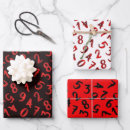 Buscar números papel de regalo Blanco