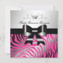Buscar cebra y rosa invitaciones Trendy