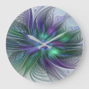 Buscar colores psicodélicos relojes de pared Para ella