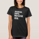 Buscar instrumentista camisetas Músico