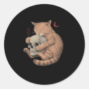 Buscar gato muerto pegatinas Gótico