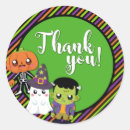 Buscar monstruo de halloween pegatinas Para niños