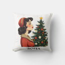 Buscar árbol de navidad cojines Rojo y blanco