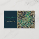 Buscar mandala floral tarjetas de visita Meditación