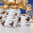 Buscar ardillas papel de regalo Feliz