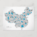 Buscar mapa de china postales Asia