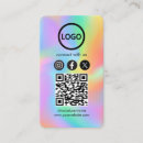 Buscar hologram tarjetas de visita Código qr
