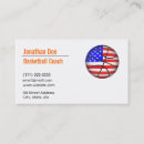 Buscar baloncesto tarjetas de visita Entrenamiento