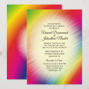 Buscar arco iris 14x19 invitaciones Colorido
