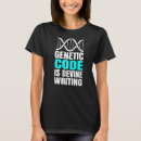 Buscar código genético camisetas Ciencia