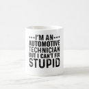 Buscar automotriz tazas Humor