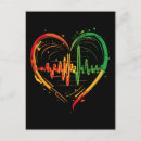 Buscar reggae tarjetas postales corazón