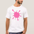 Buscar salpicaduras camisetas Rosa