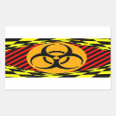 Buscar biohazard pegatinas Rojo