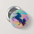 Buscar unicornio chapas Botón