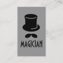 Buscar mago tarjetas de visita Engañar