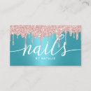 Buscar esmalte uñas verde tarjetas de visita Maquillador