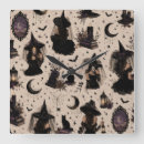 Buscar brujas relojes de pared Gótico